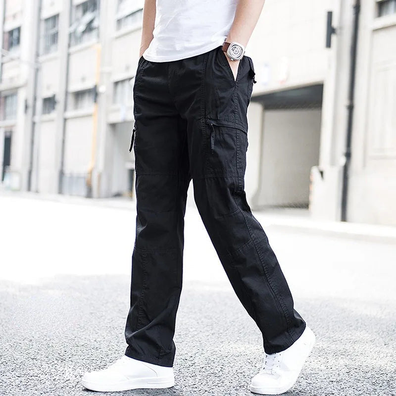 Men’s Cargo Trousers with Multiple Pockets