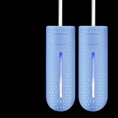 Blaue elektrische Schuhheizung, tragbar, energiesparend, für trockene Schuhe, Winterzubehör.