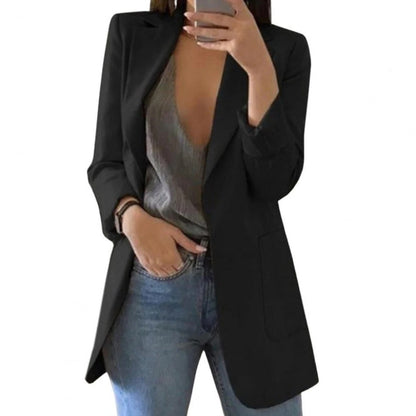 Blazer med åben front - Stilfuld dametøj til arbejde eller arrangementer