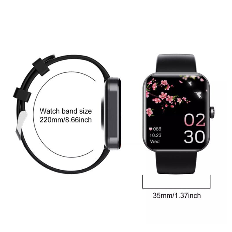 Blood Sugar Monitoring Watch - GlucoWatch-Black-Nora Luxe