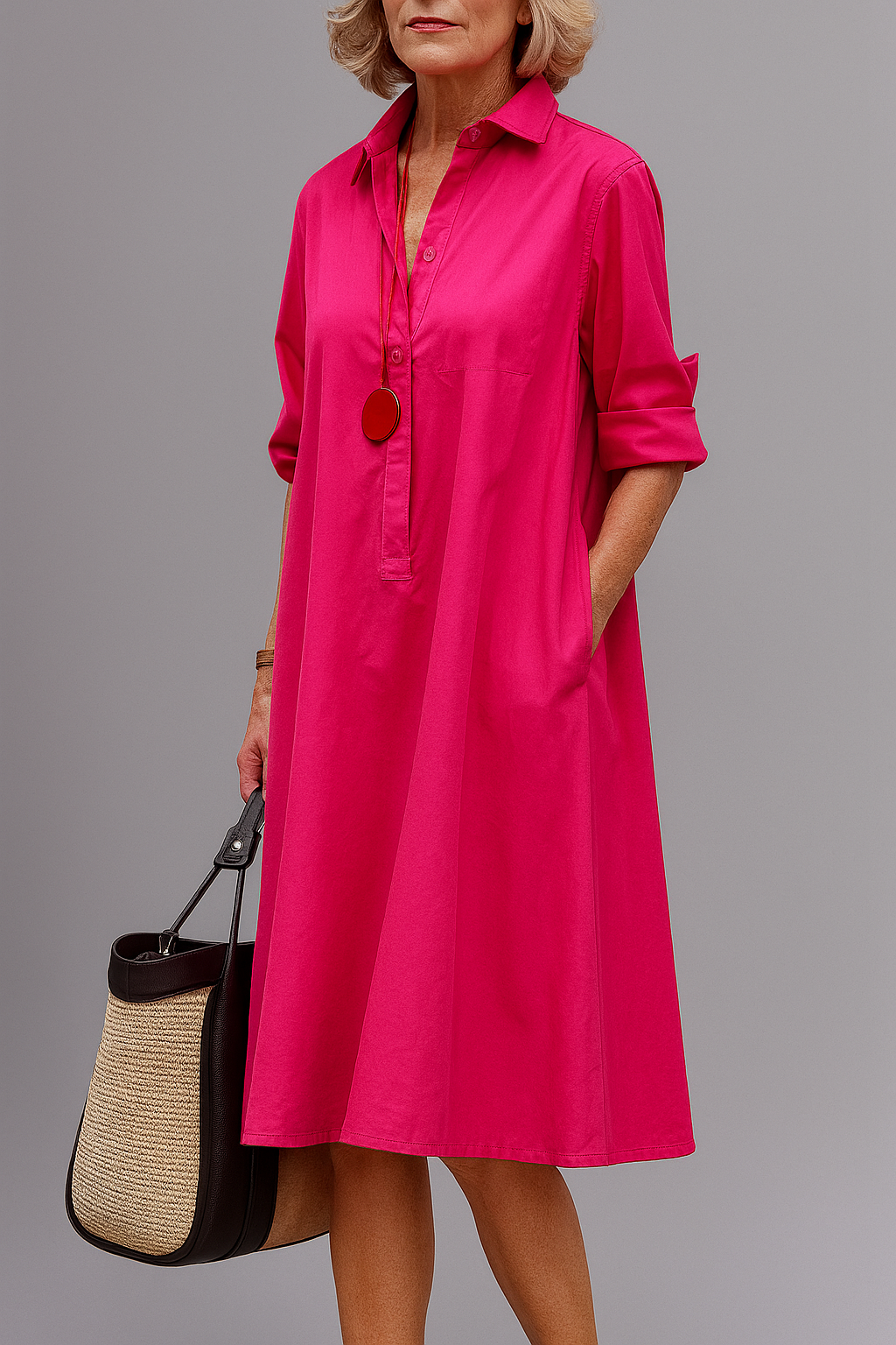 Wilma - Sophisticated Midi Dress