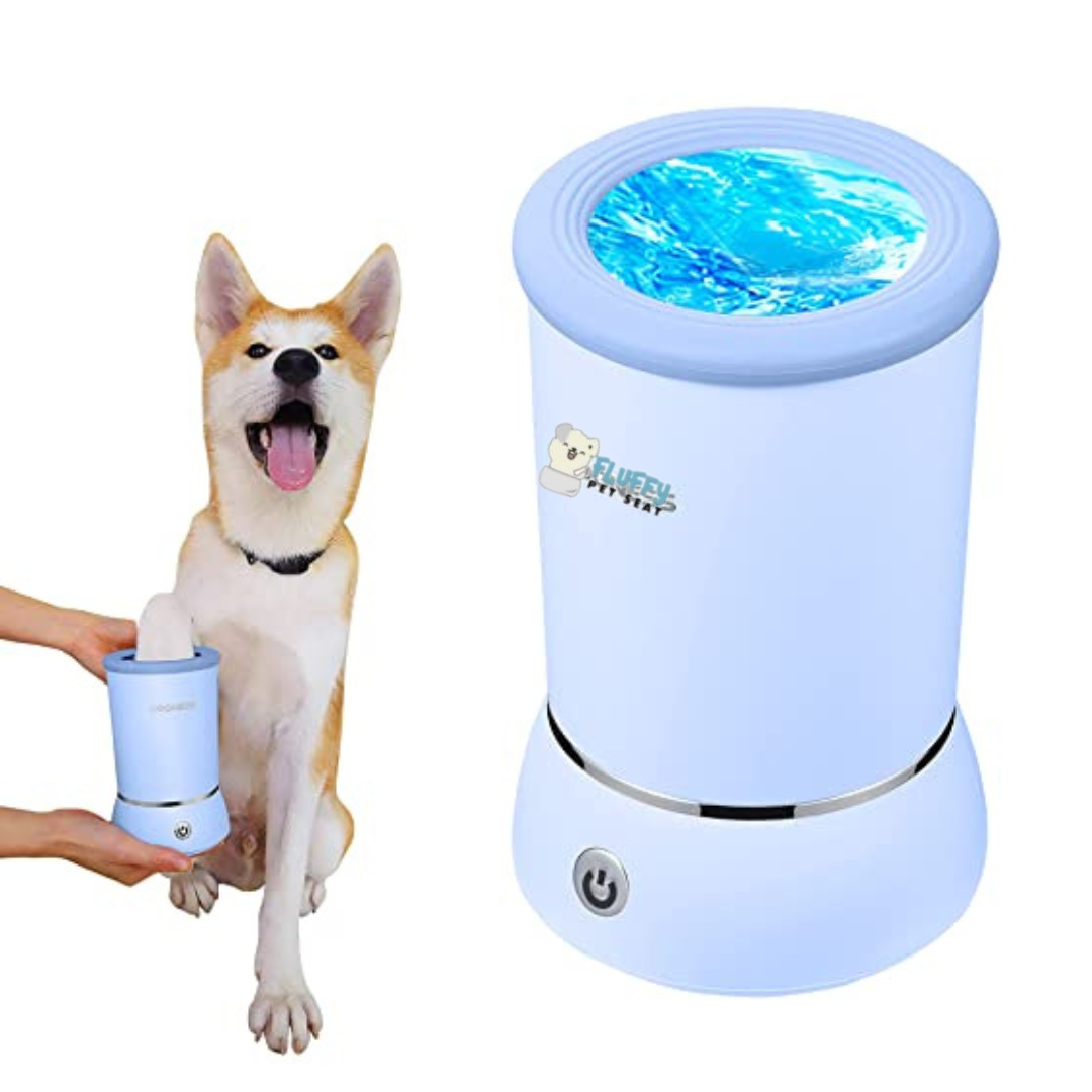 Fluffy paw cleanser