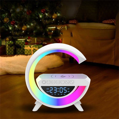 Bluetooth Speaker Wekker met Draadloze Oplader en FM Radio - KidsKorner