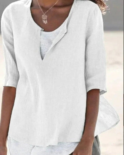 Bluse für Damen – Lagenoptik für sommerliche Outfits