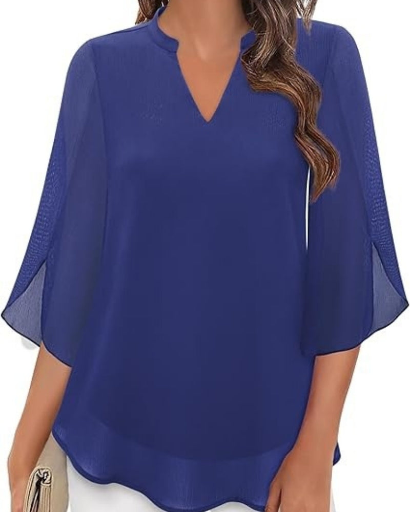 Bluse mit moderner Silhouette – Vielseitige Alltagsbluse für Damen