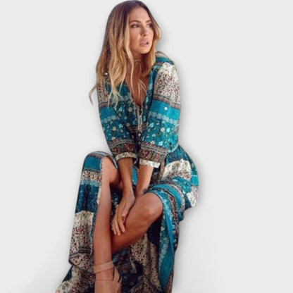 Carina - Vestido midi boho