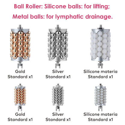 Microvibration & LED Light Therapy Massager Ball Roller Machine