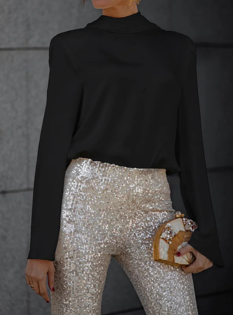 Damen Langarmshirt | Rückenausschnitt