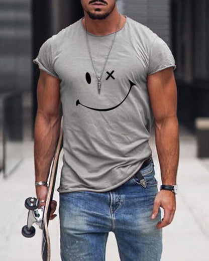 Men’s Cotton T Shirt Short Sleeve Crew Neck Casual Comfortable Everyday Basic Summer Wear