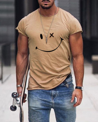 Men’s Cotton T Shirt Short Sleeve Crew Neck Casual Comfortable Everyday Basic Summer Wear
