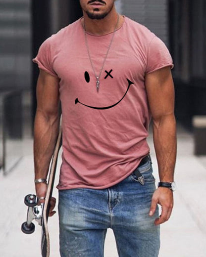 Men’s Cotton T Shirt Short Sleeve Crew Neck Casual Comfortable Everyday Basic Summer Wear
