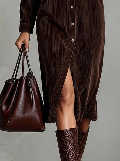 Chic Flared Hem Dress