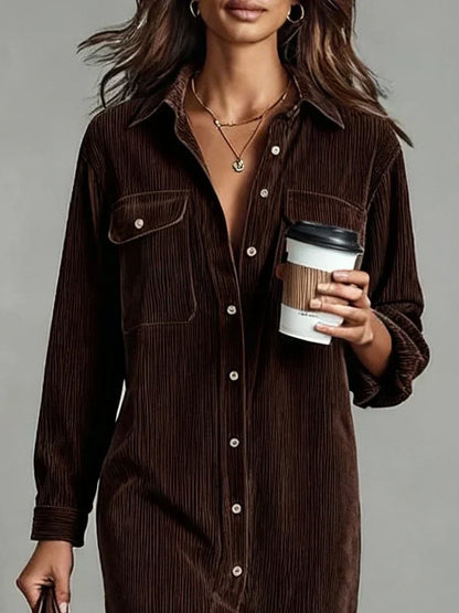 Chic Flared Hem Dress