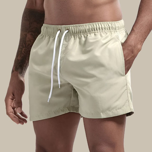 Logan | Lightweight Drawstring Beach Shorts