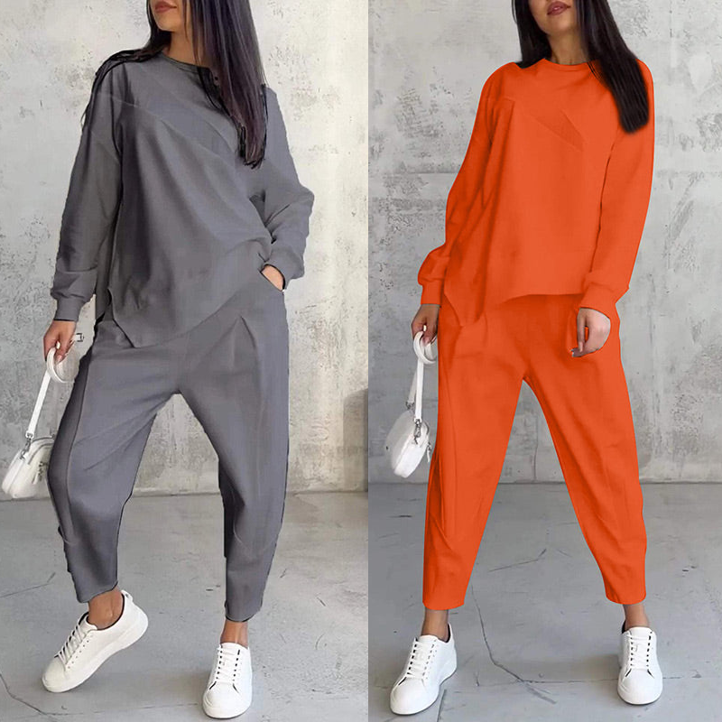 Ida – Fashionabelt sæt med iøjnefaldende sweatshirt og bukser
