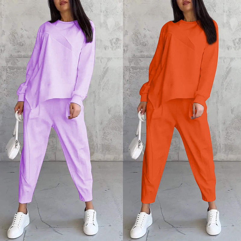 Ida – Fashionabelt sæt med iøjnefaldende sweatshirt og bukser
