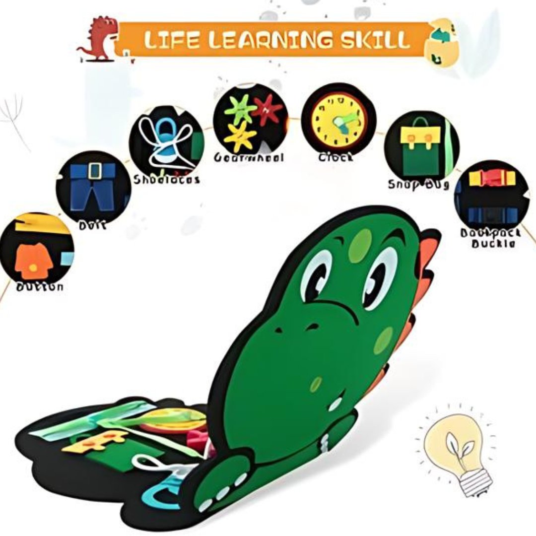 BusyLino Montessori Busy Board - Activiteitenboek Peuters - Ukkenhuis