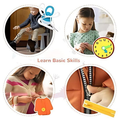 BusyLino Montessori Busy Board - Activiteitenboek Peuters - Ukkenhuis