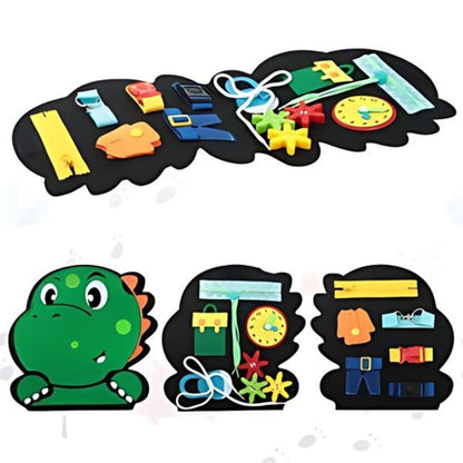 BusyLino Montessori Busy Board - Activiteitenboek Peuters - Ukkenhuis