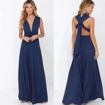 Maxi Dress Cotton Halterneck Backless Spring Occasion Dress