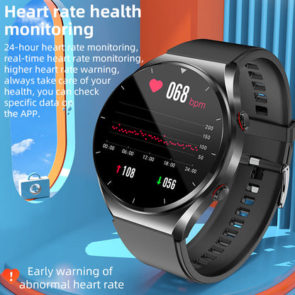 One-Click Bloedglucose|Bloedglucose Bloeddruk ECG|ECG HRV Hartslagmonitor Gezondheids Smartwatch