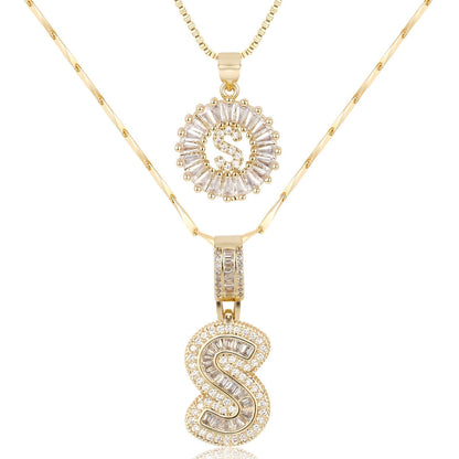 GemLetter Ketting - Initiaal Hanger met Luxe Glans