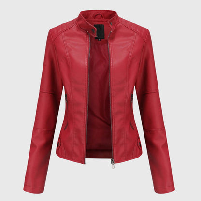 Giorgina™ - Giacca in Pelle Elegante per Donne