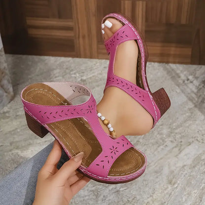 Aeja | Orthopädische Sandalen mit Blockabsatz