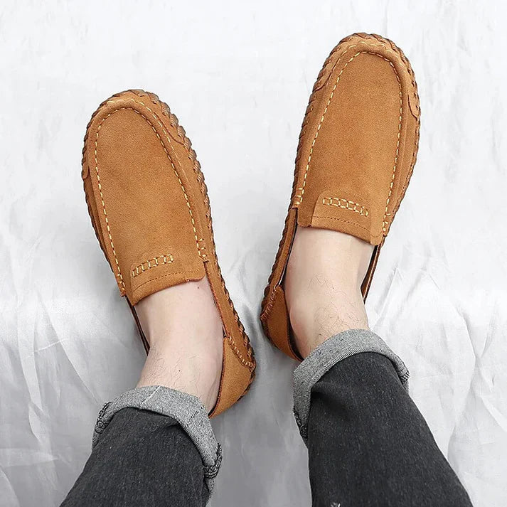 Moretti Roseville Suede Loafers