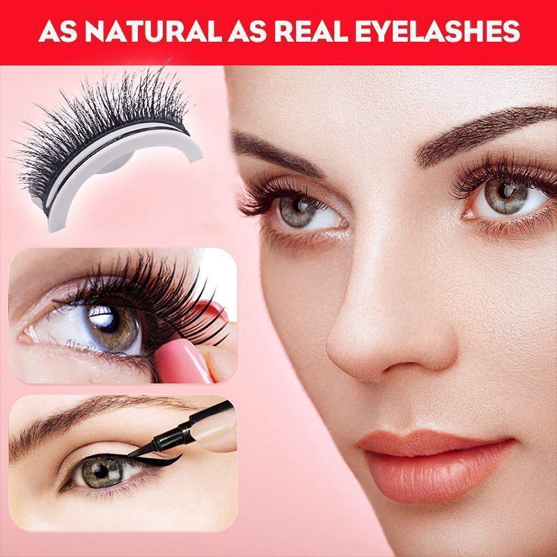 Ree™ Washable and Reusable False Eyelashes with Self-Adhesive Design