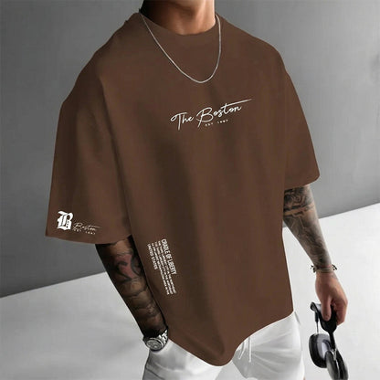 👕🏙️ 50% RABATT JETZT! Herren Urban Style Loose Fit T-Shirt – Premium Baumwollmix, Lässiger Oversize-Schnitt & Grafikdruck ✨
