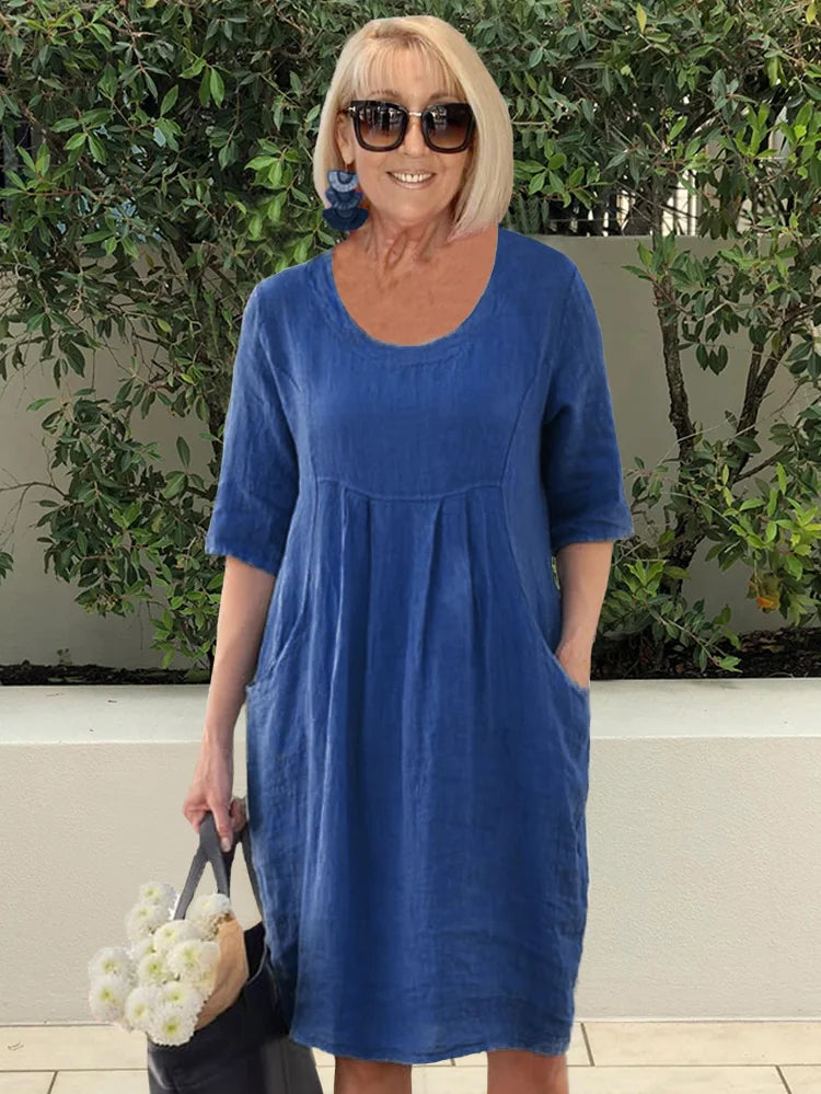 Hanna™ | Oversize kjole med lommer