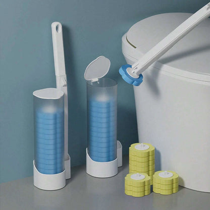 PureScrub – Hygienische, berührungsfreie Toilettenreinigung mit frischen Schwammköpfen