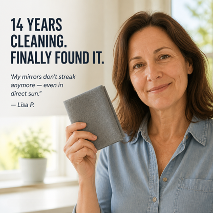 LumaClean™ — Clean Glass, Mirrors & Car Windows Streaklessly with Only Water