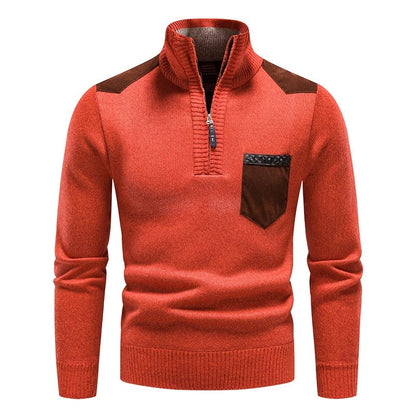Tom Hollinger | Klassischer Strickpullover mit Reißverschluss