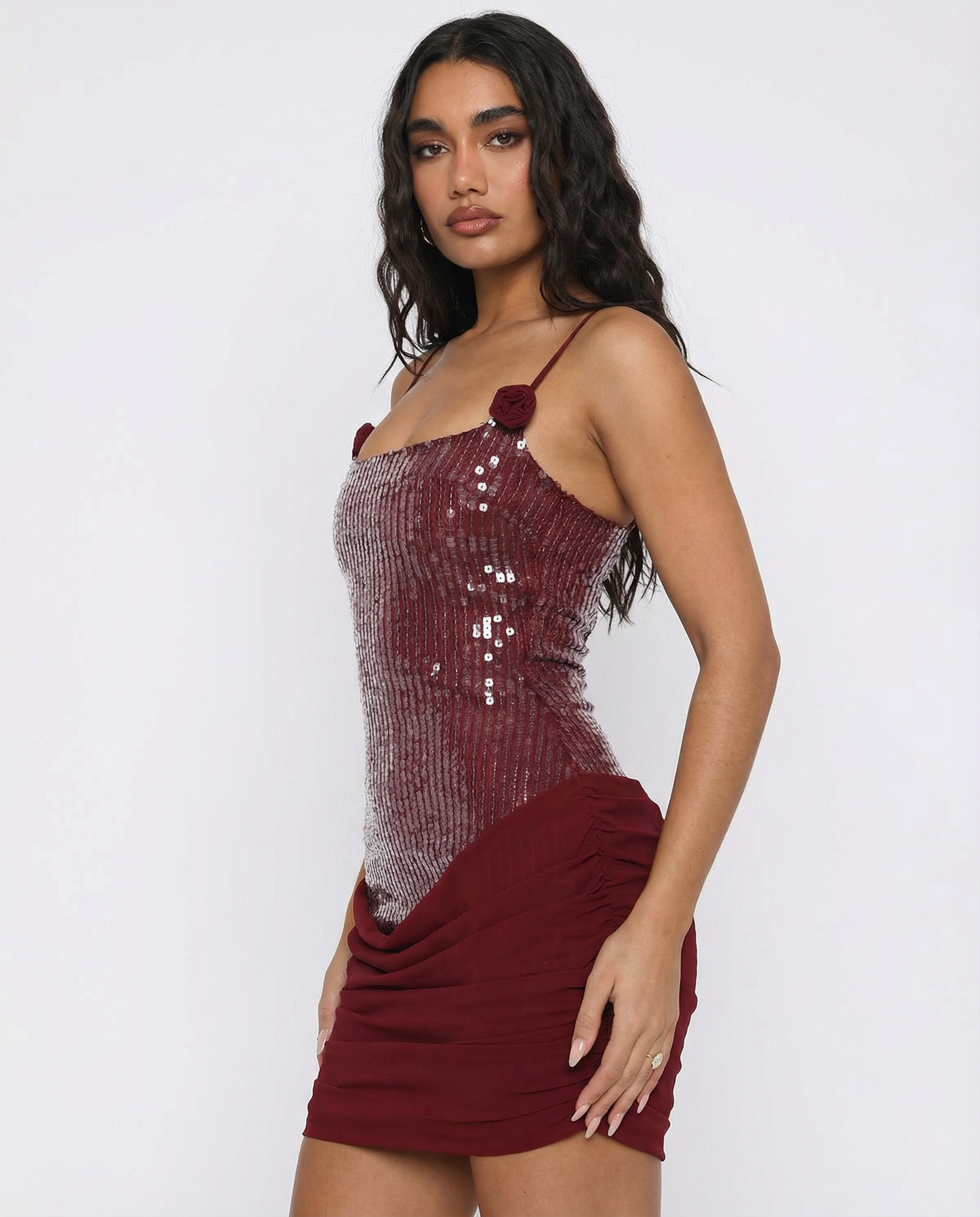 Sequin Mini Dress— Sparkling, Compact Shine