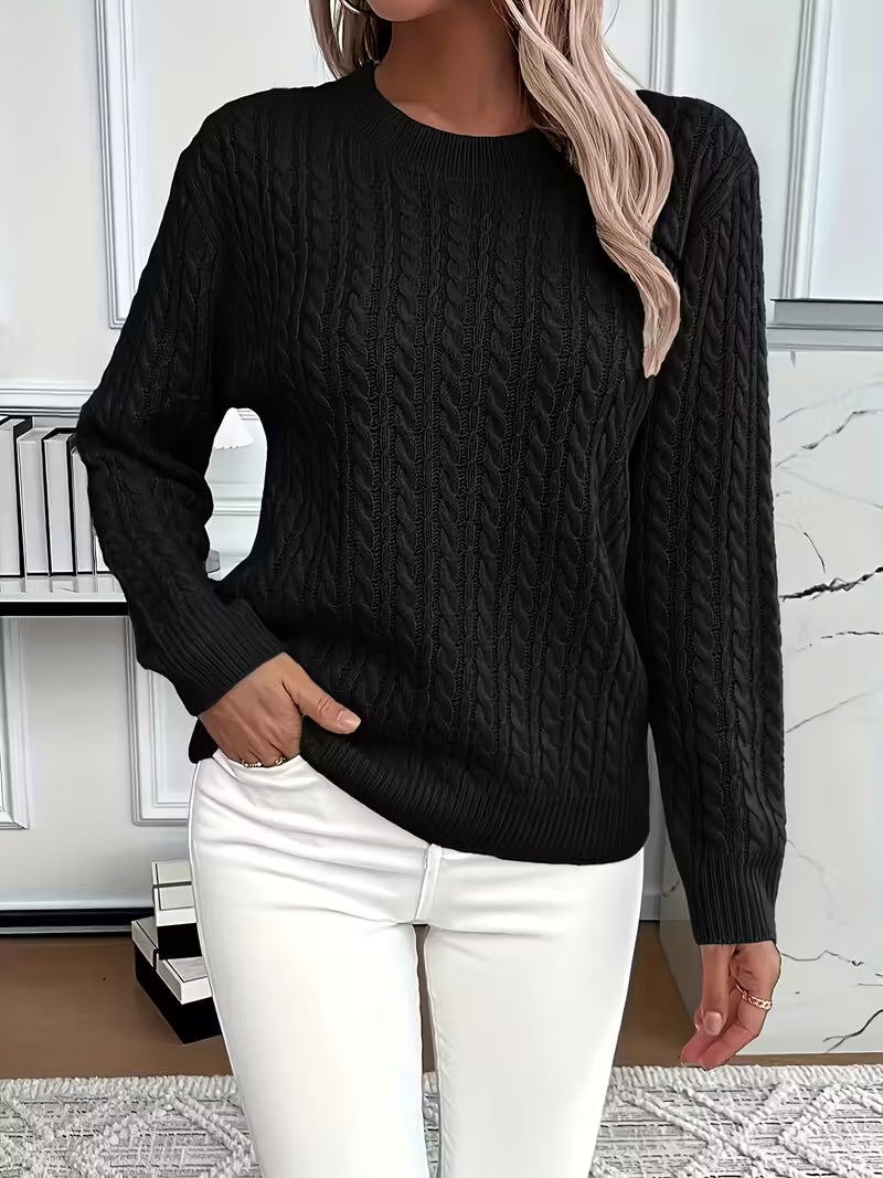 Soft Knit Minimal Sweater — Clean Look