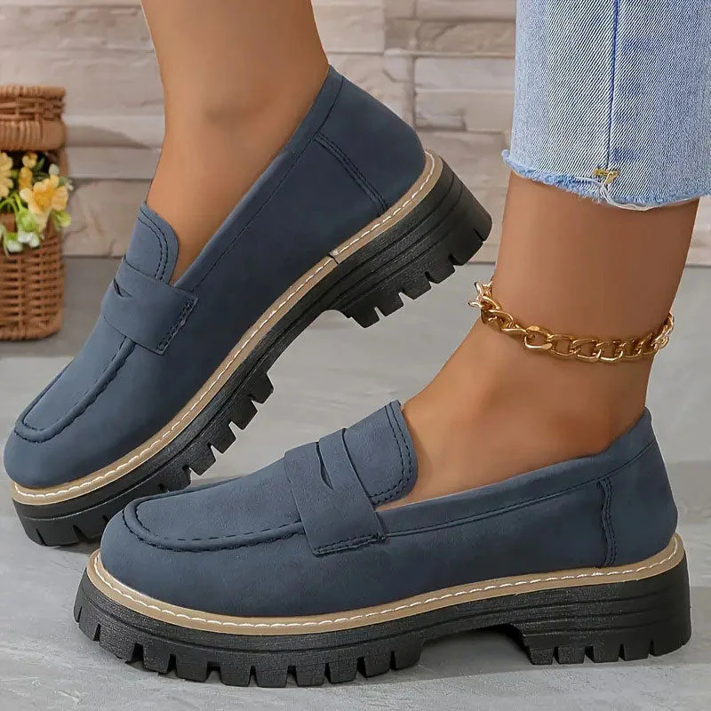 Lucy | Mocassins confortables et chunky pour femmes avec plateforme