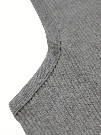 Men’s Breathable Summer Tank Top – Lightweight Comfortable Athletic Casual Workout Tee