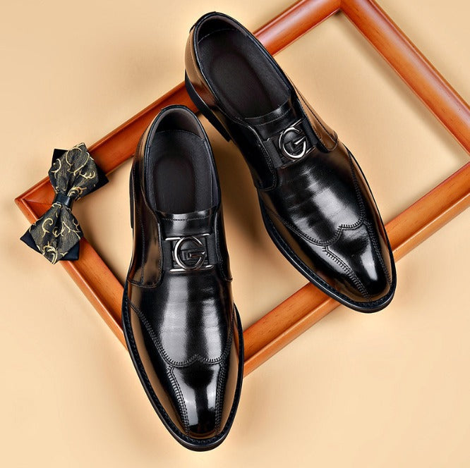 Belmont | Formele Leren Heren Schoenen – Klassieke Elegante Oxford Dress Schoenen
