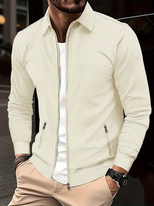Men’s Zip-Up Shirt – Comfortable Stylish Durable Versatile Smart Casual Everyday Fit