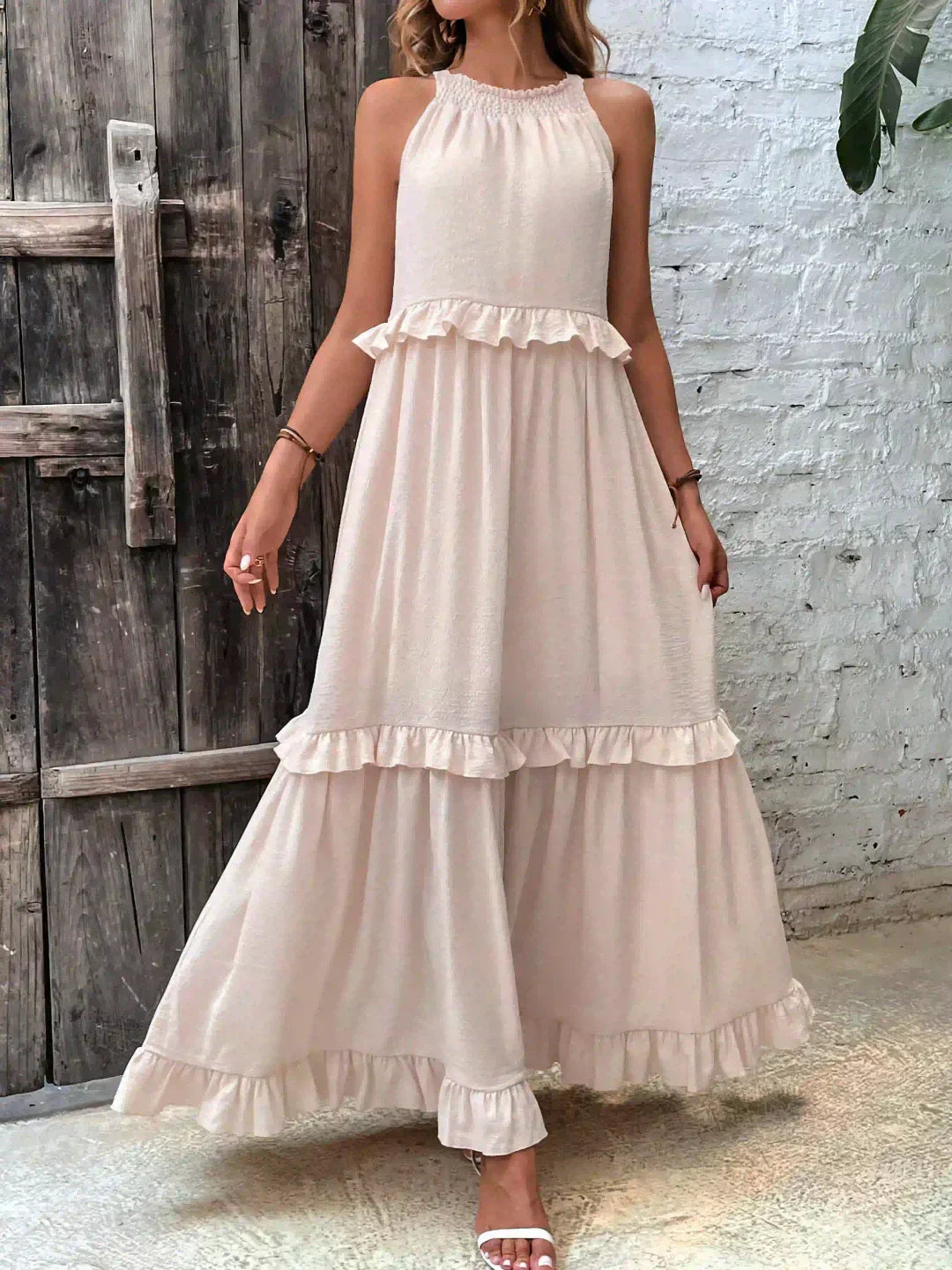 Coral - Vestido Longo