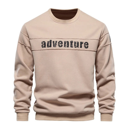 Stetson - Langærmet sweatshirt med rund hals og behagelig