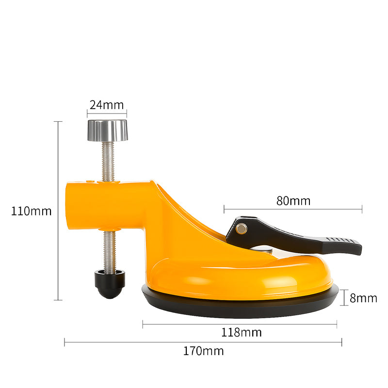 Tile Leveling Tool with Suction Cup & Leveling Screw – for Glass, Tiles & Wood