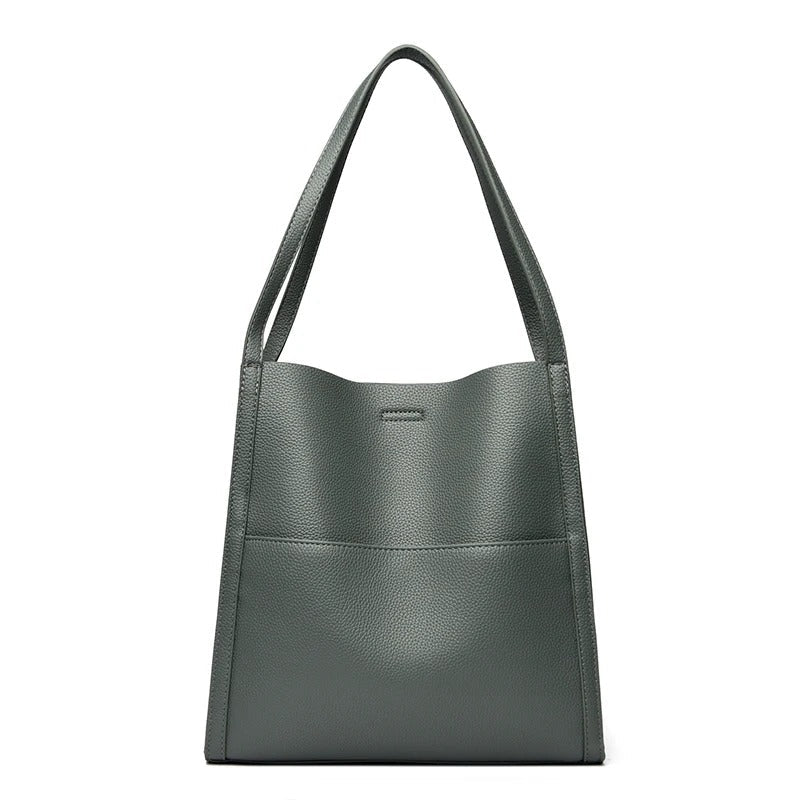 Classic Vegan Leather Crossbody Tote