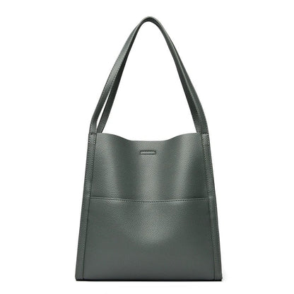 Classic Vegan Leather Crossbody Tote