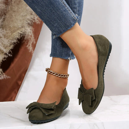 Rebecca | Women Spring Bow Accent Ballet flats