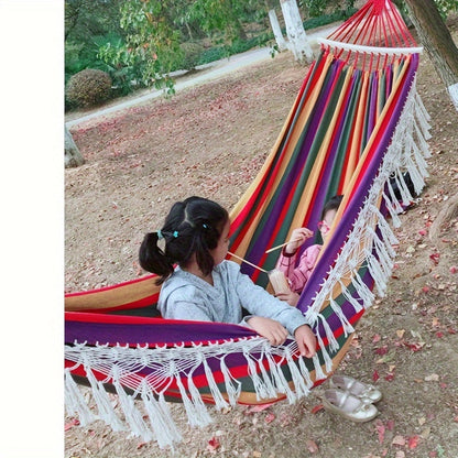 Tusheng Bohemian Hangmat – Relaxen in Kleur en Comfort