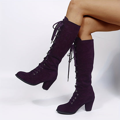 Lucia - Chic, Fashion-Forward Knee-High Boots