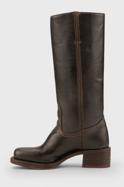 Leder Winter Stiefel Damen